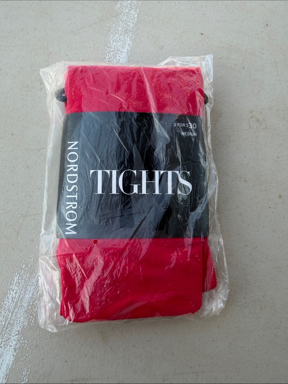 NWT Nordstrom Kids Pink Rose Opaque Control-Top Tights
